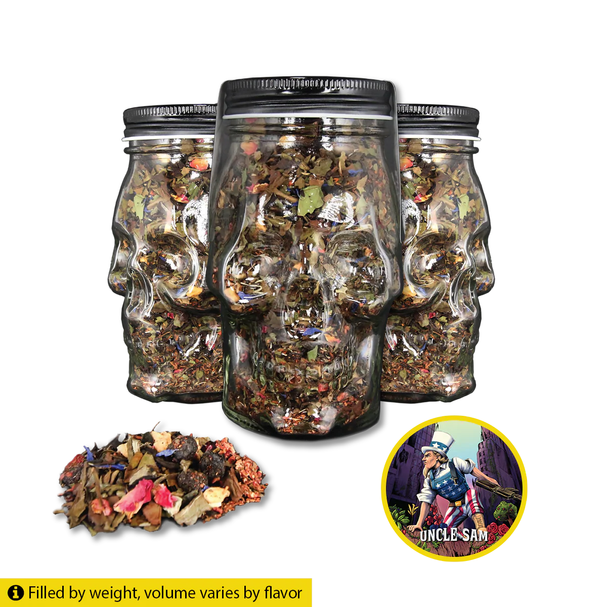 Uncle Sam | Strawberry, Apple & Blueberry | White Tea | Caffeinated - Image 3