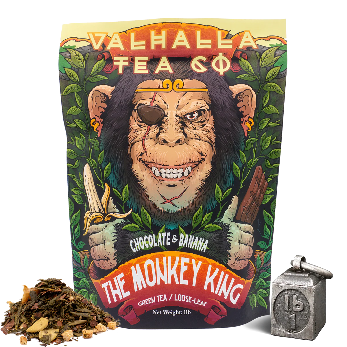 Wholesale - The Monkey King | Chocolate, Banana & Walnut | Green Tea | Caffeinated - Image 4